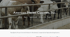 Desktop Screenshot of americanprecastconcrete.com